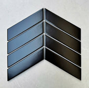 Gạch Mosaic xương cá đen mờ 318,5x244mm MHG833 - Daisan Store