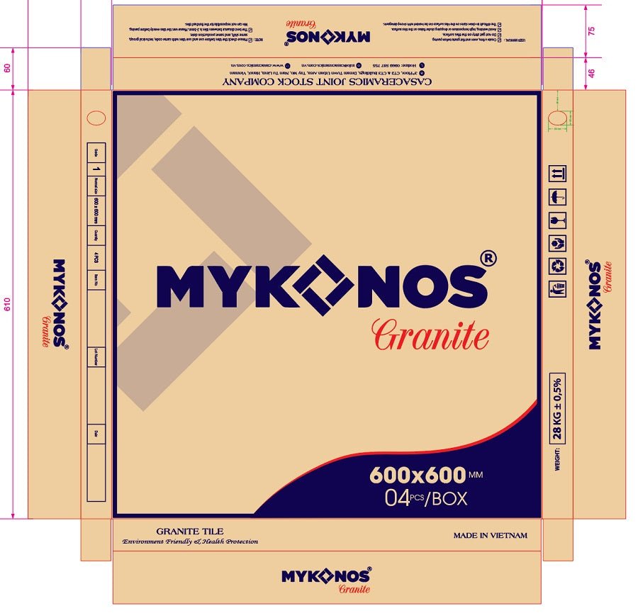 Gạch Mykonos CS6606 - Daisan Store