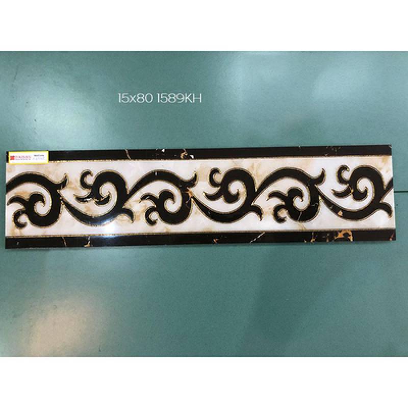 Gạch ốp chân tường ánh kim kích thước 15x80cm 1589KH - Daisan Store
