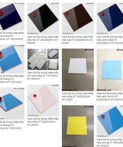 Gạch ốp lát 20×20 màu trắng Đồng Tâm TL01 - Daisan Store