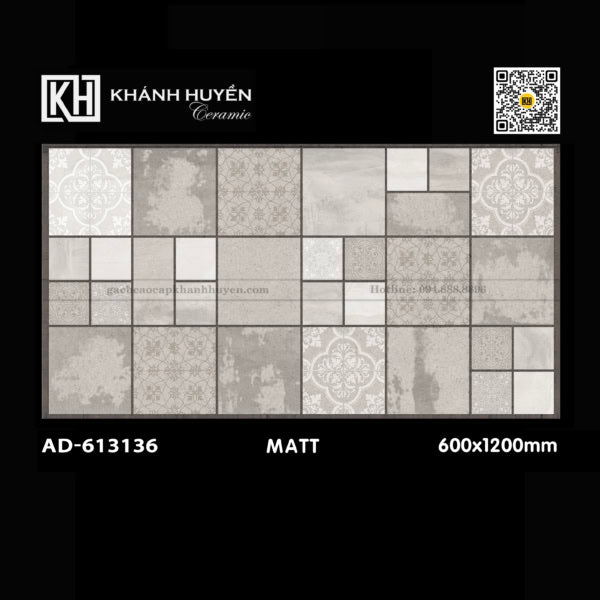 Gạch ốp lát 600×1200 AD - 613136 - Daisan Store