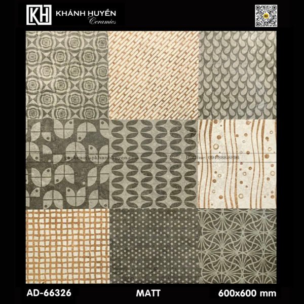Gạch ốp lát 600×600 AD - 66326 - Daisan Store