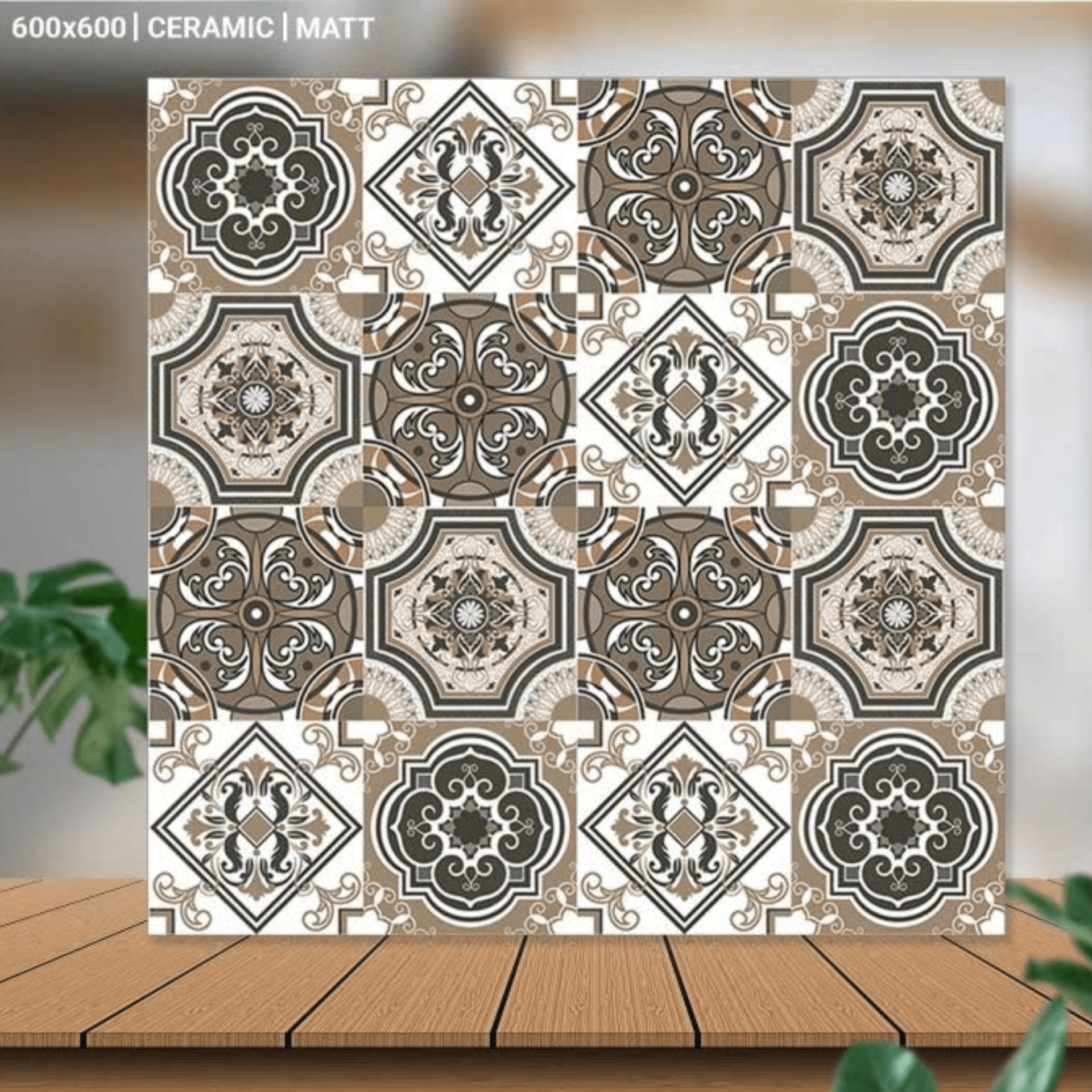 Gạch Ốp Lát 600x600mm Catalan Ceramic Màu Matte 62006 - Daisan Store