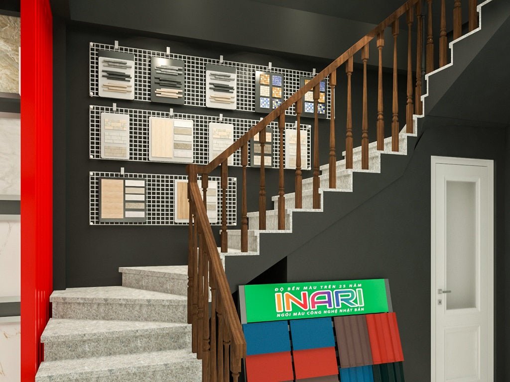 Gạch Ốp Lát 90x180cm Trung Quốc màu vân đá ghi ánh vàng nhạt 918T05 - Daisan Store