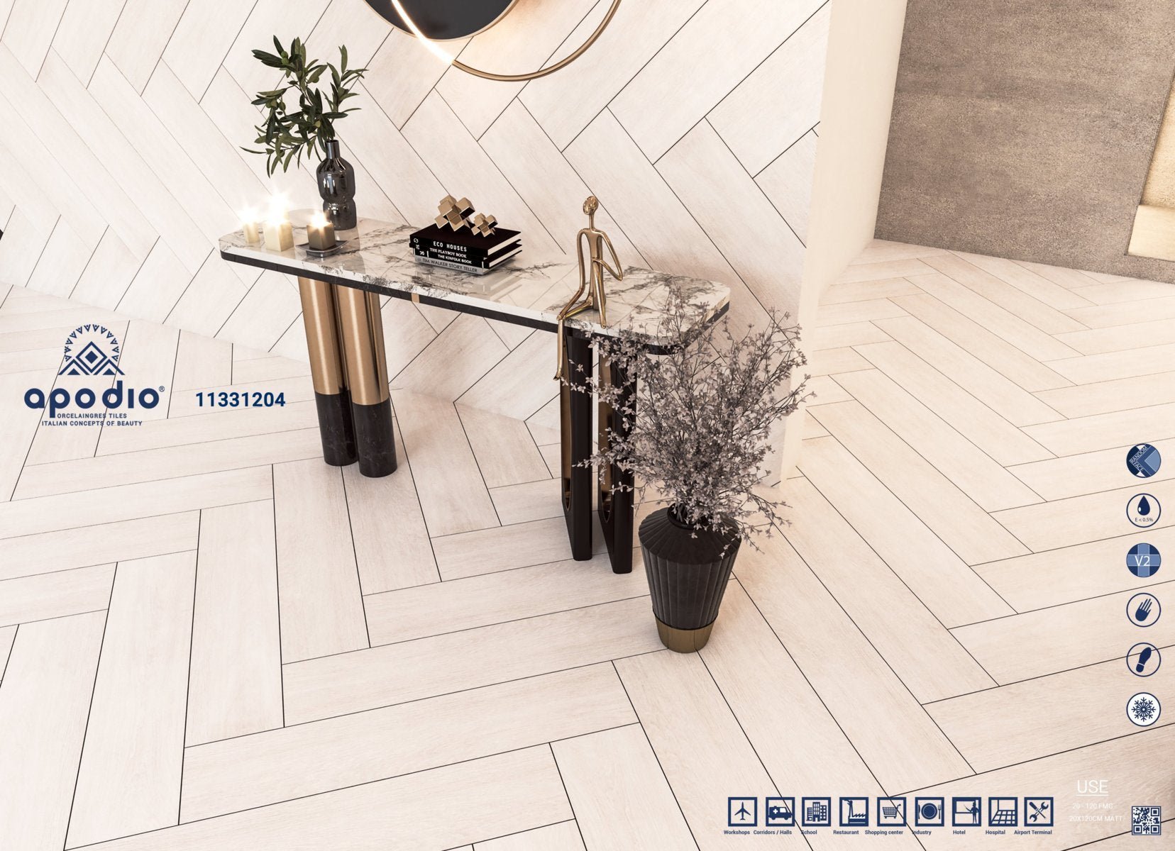 Gạch ốp lát Apodio 11331204 - Daisan Store