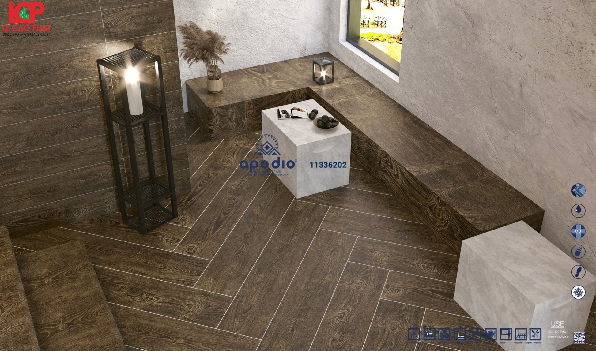 Gạch ốp lát Apodio 11336202 - Daisan Store