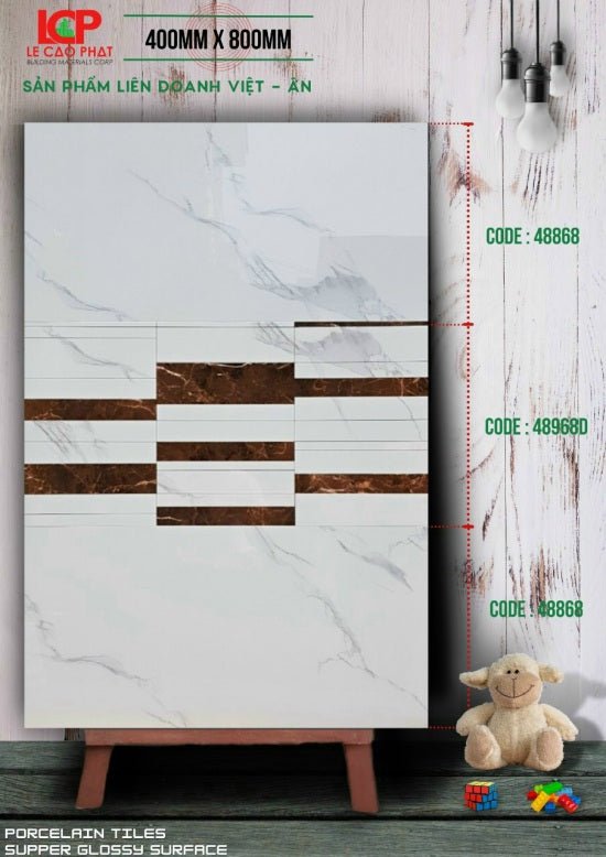 Gạch ốp lát Apodio 48868 48968D (Bóng) - Daisan Store