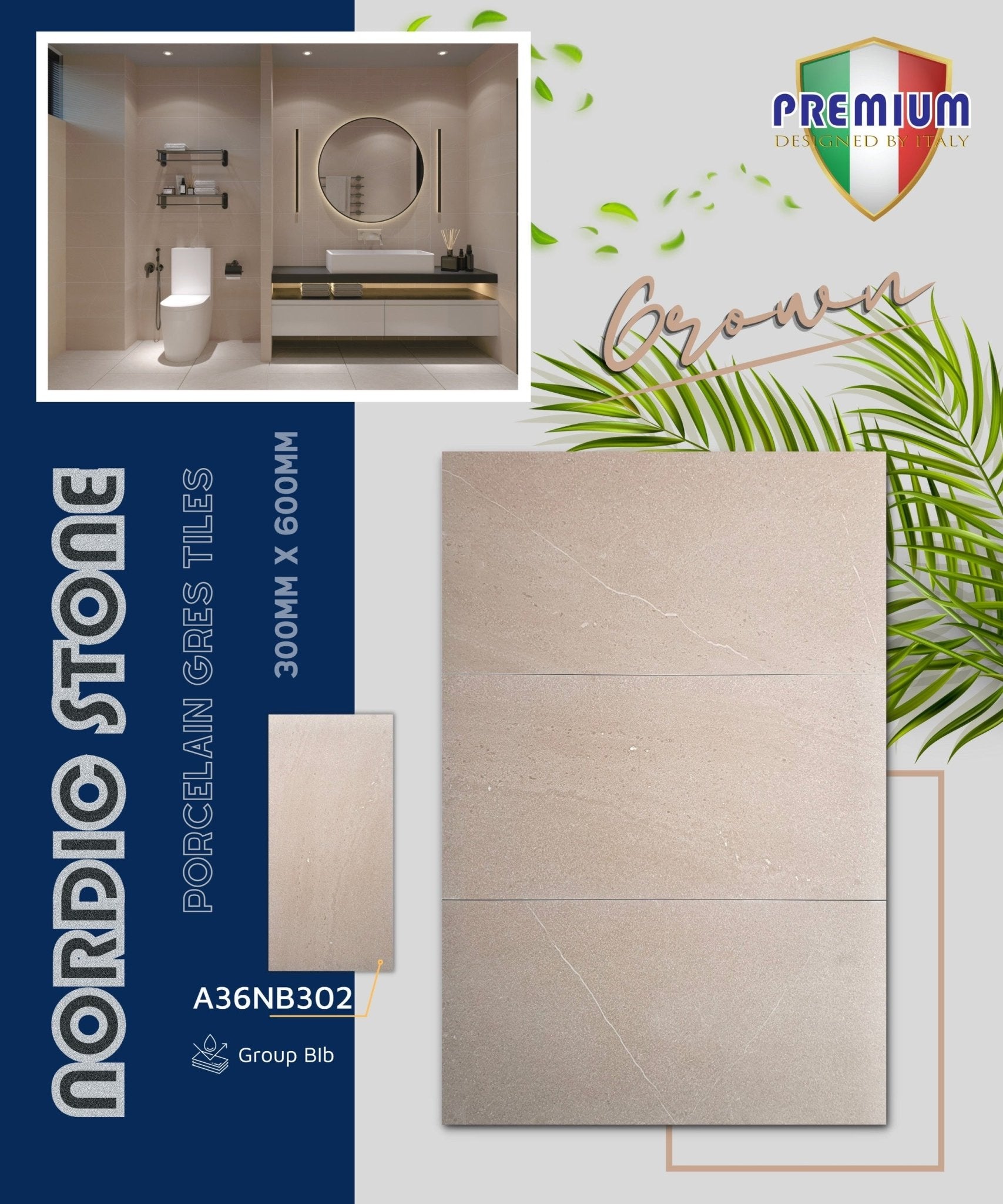 Gạch ốp lát Apodio A36NB302 (Matt) - Daisan Store