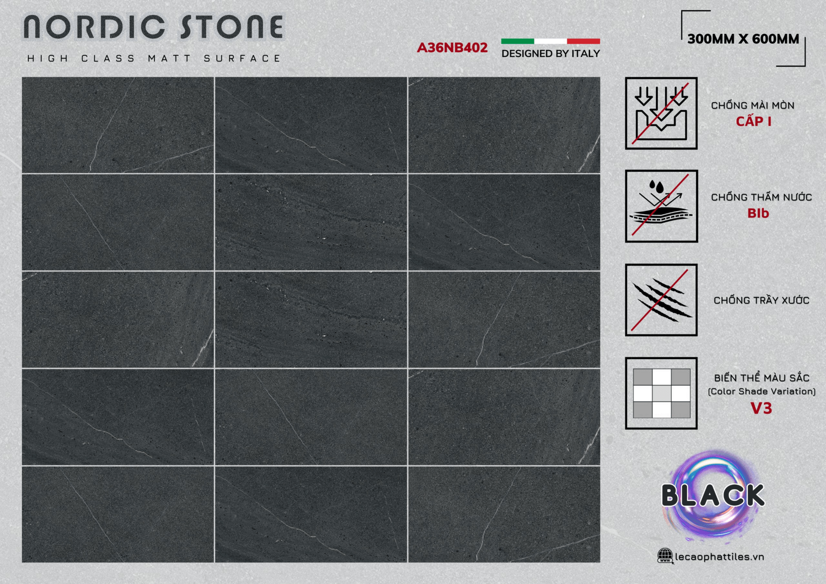 Gạch ốp lát Apodio A36NB402 (Matt) - Daisan Store