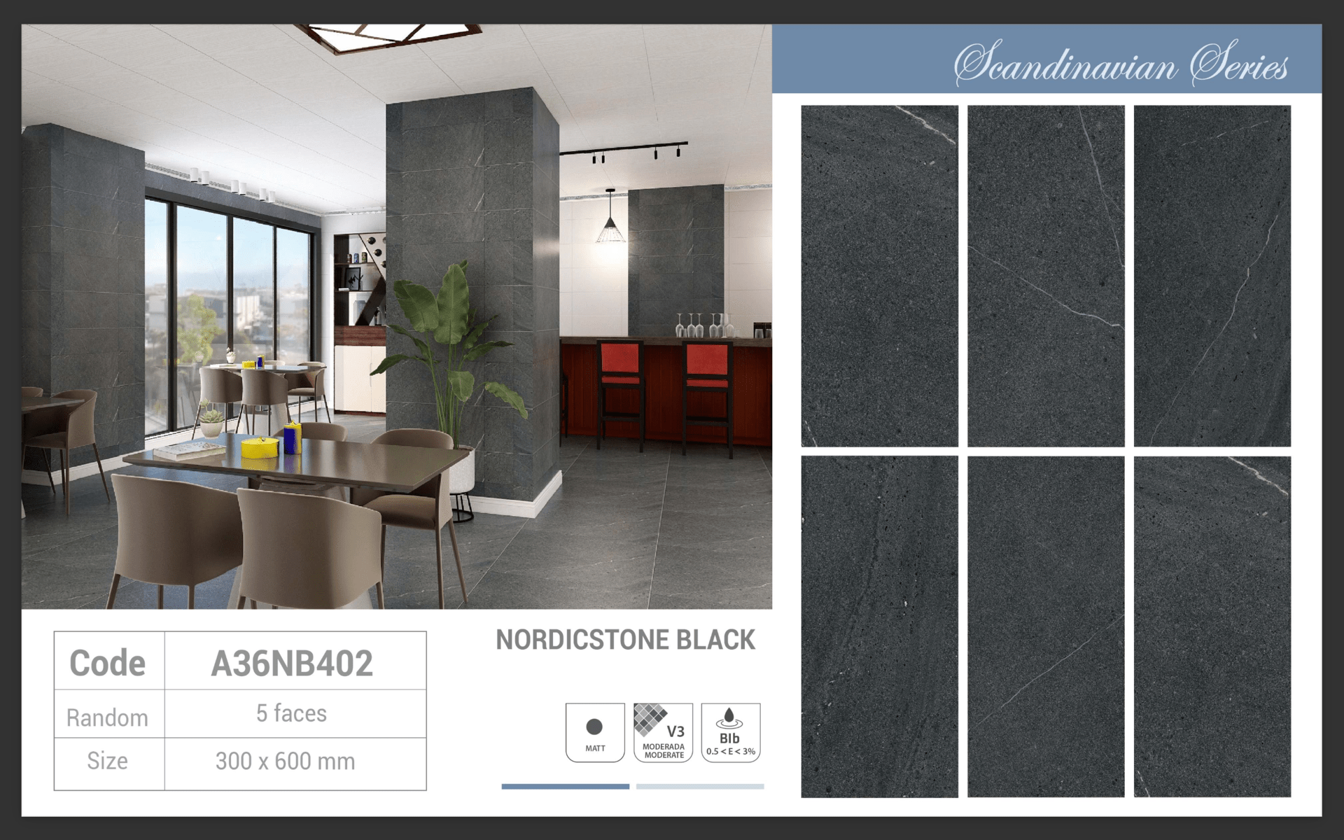 Gạch ốp lát Apodio A36NB402 (Matt) - Daisan Store