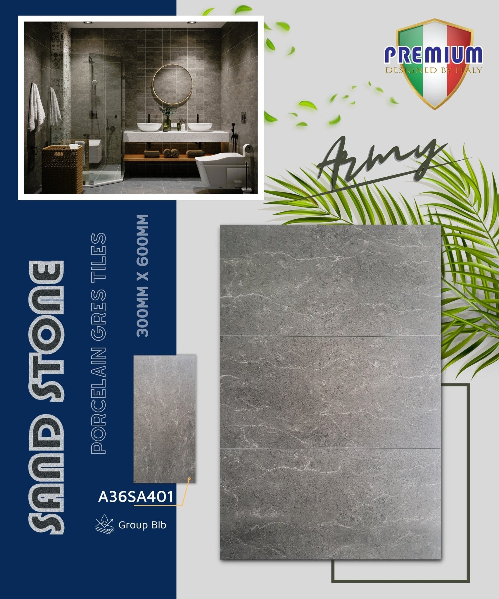 Gạch ốp lát Apodio A36SA401 (Matt) - Daisan Store