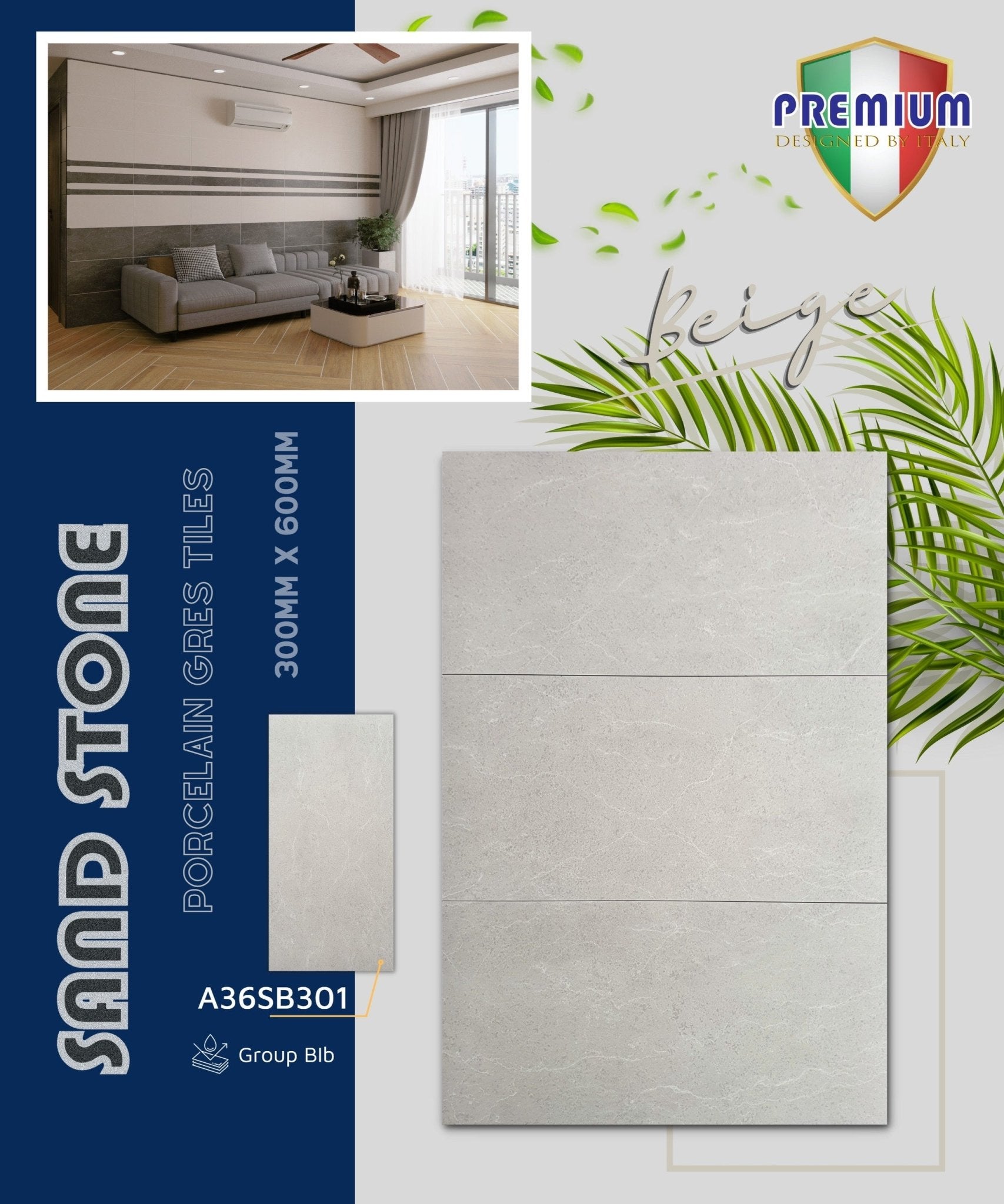 Gạch ốp lát Apodio A36SB301 (Matt) - Daisan Store