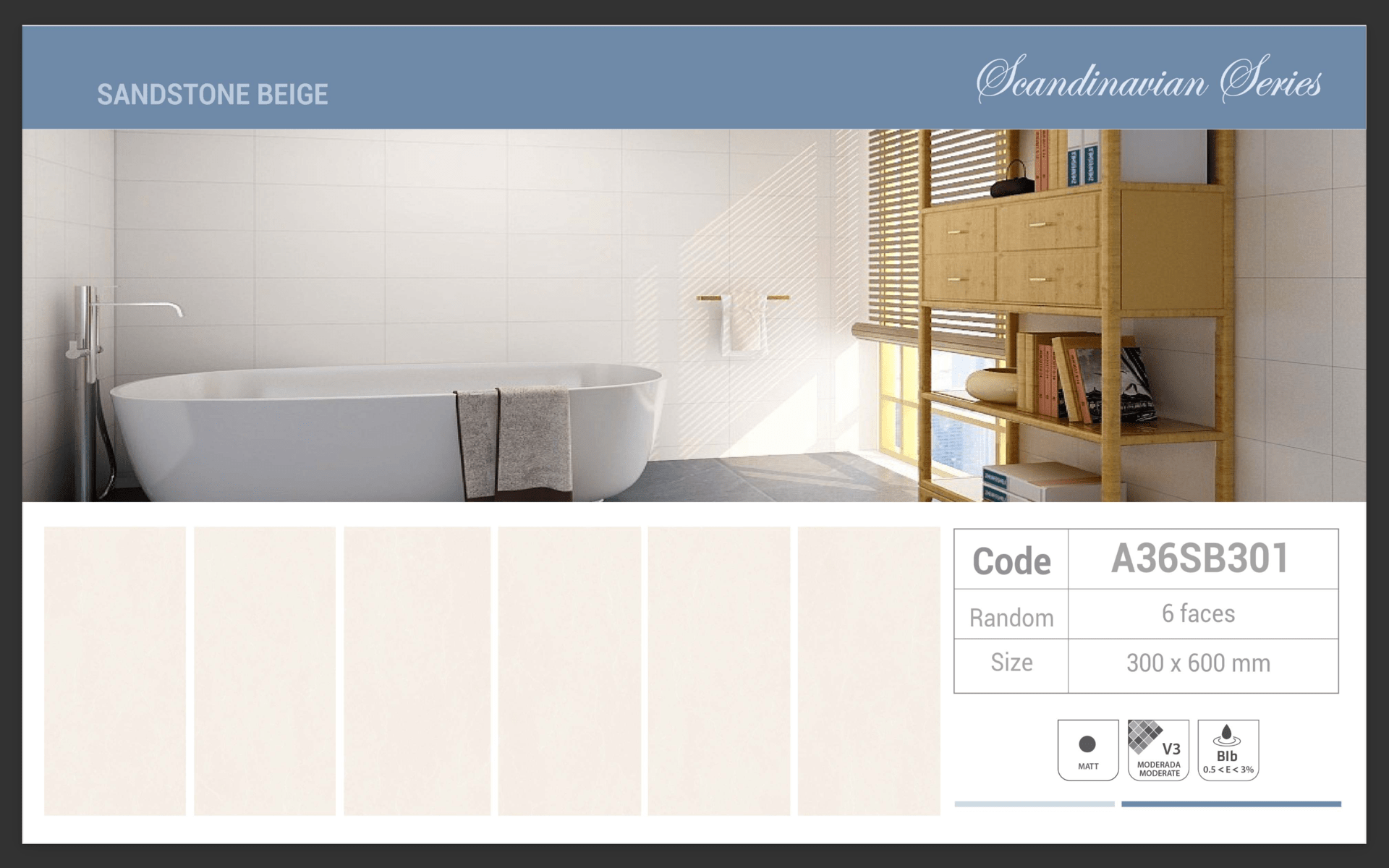 Gạch ốp lát Apodio A36SB301 (Matt) - Daisan Store