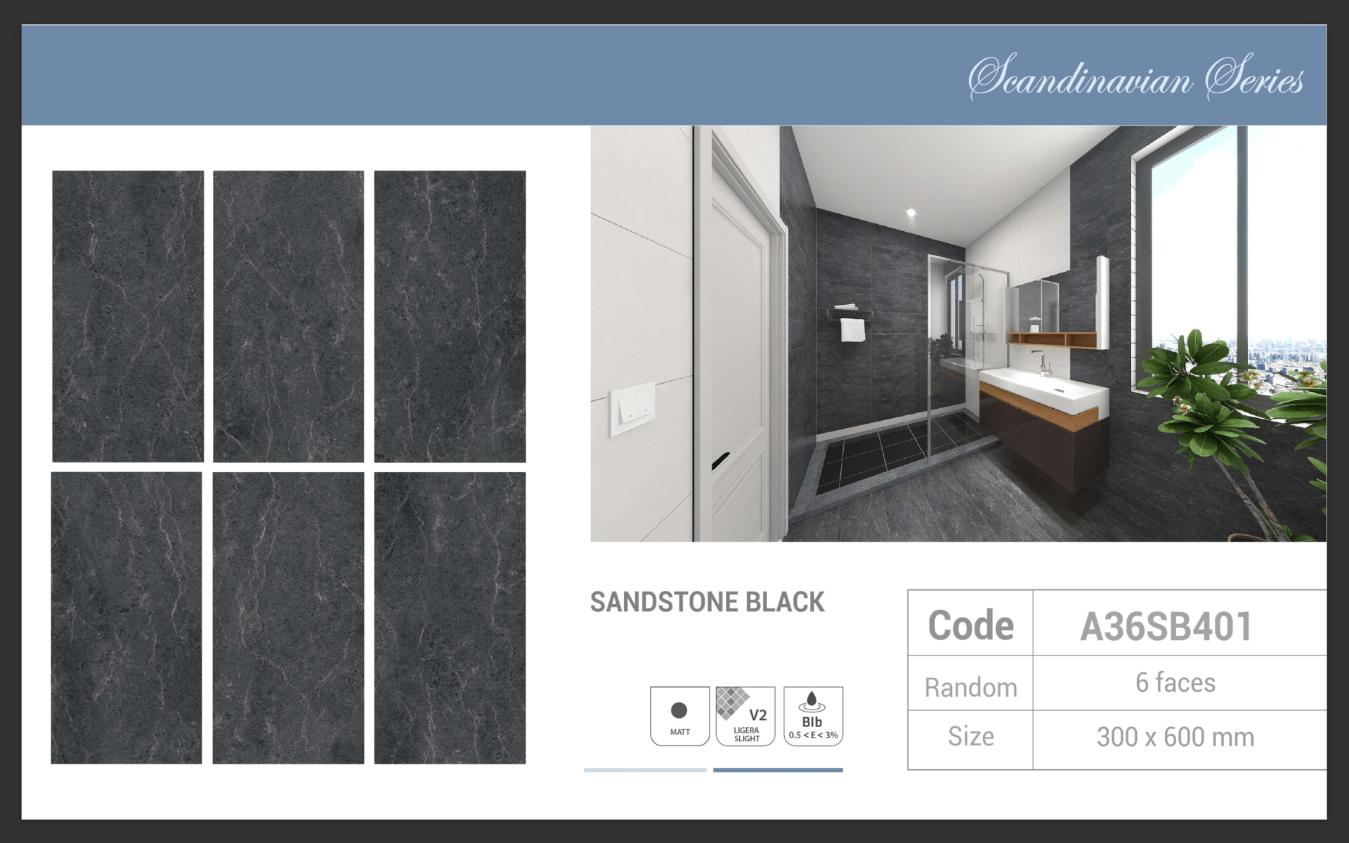 Gạch ốp lát Apodio A36SB401 (Matt) - Daisan Store