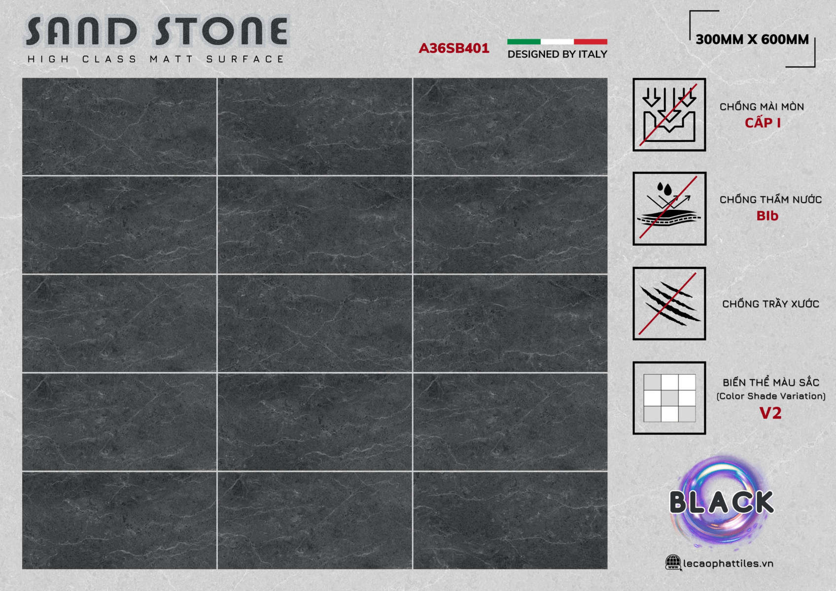 Gạch ốp lát Apodio A36SB401 (Matt) - Daisan Store