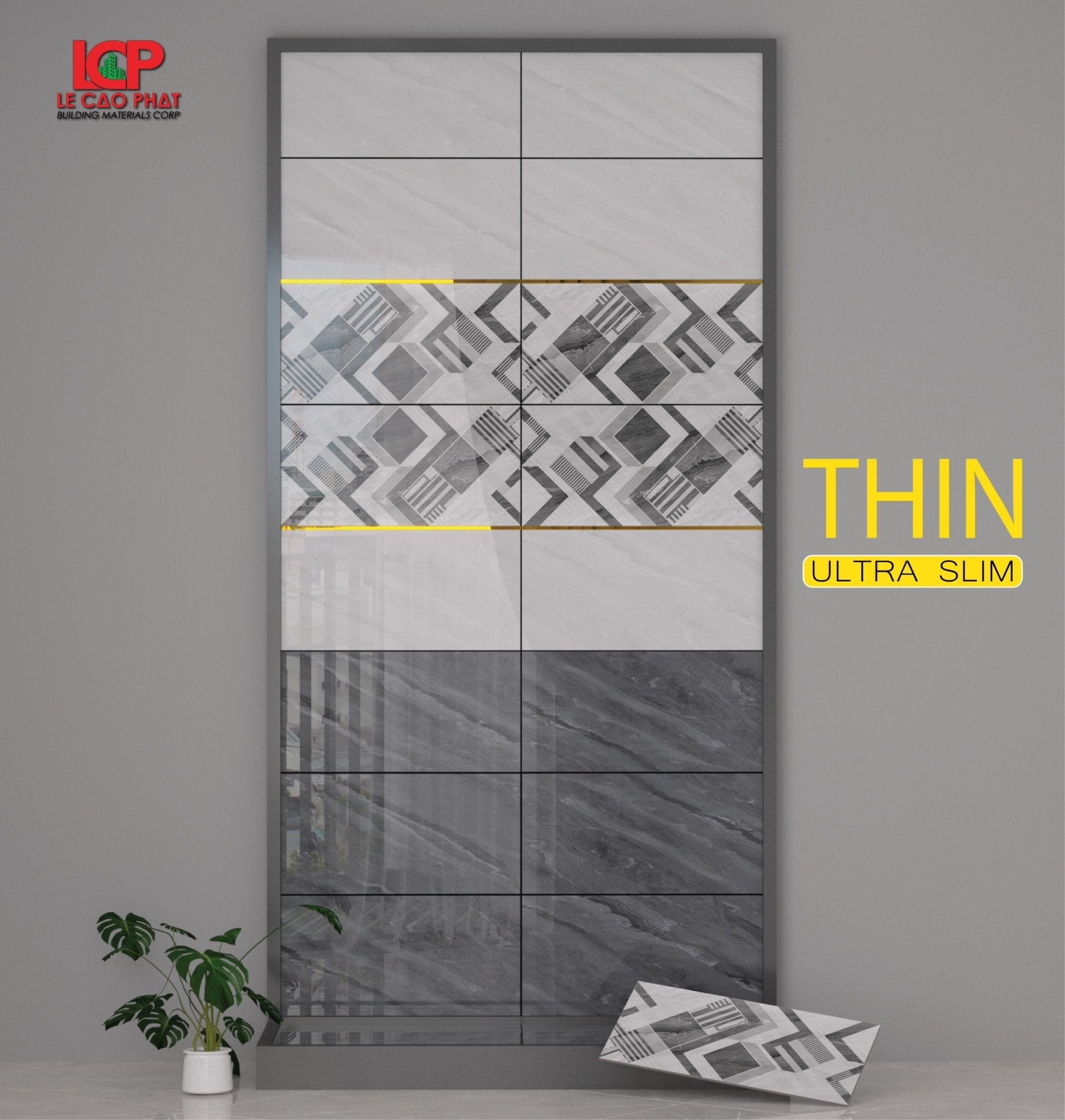 Gạch ốp lát Apodio BG812 BB912D BB912 (Bóng) - Daisan Store