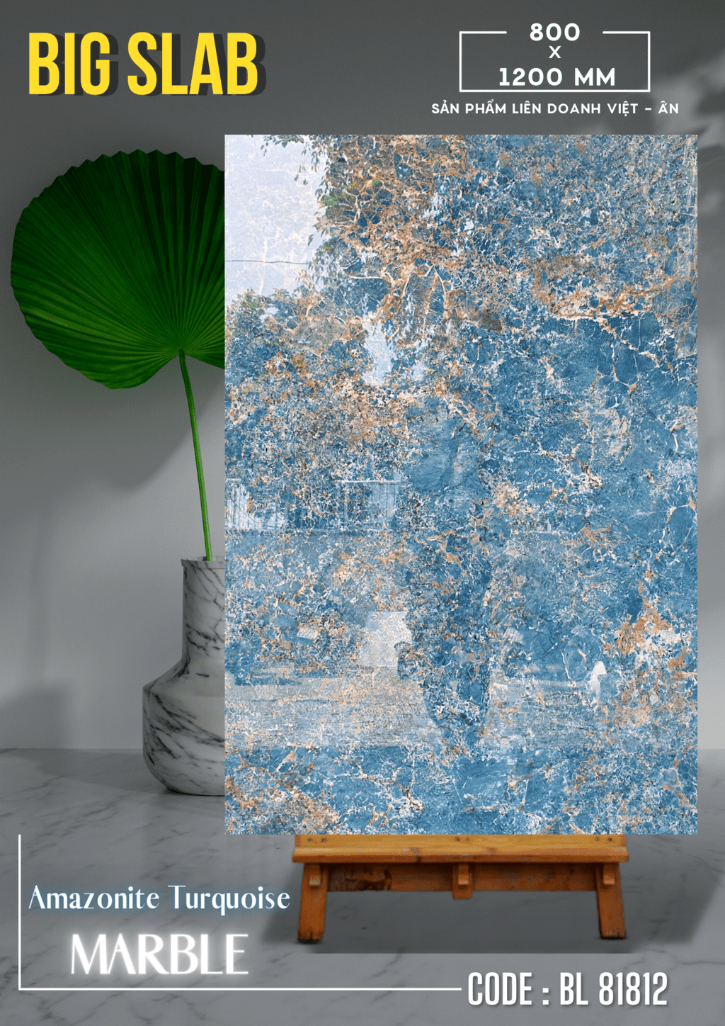 Gạch ốp lát Apodio BL 81812 Big Slab - Daisan Store