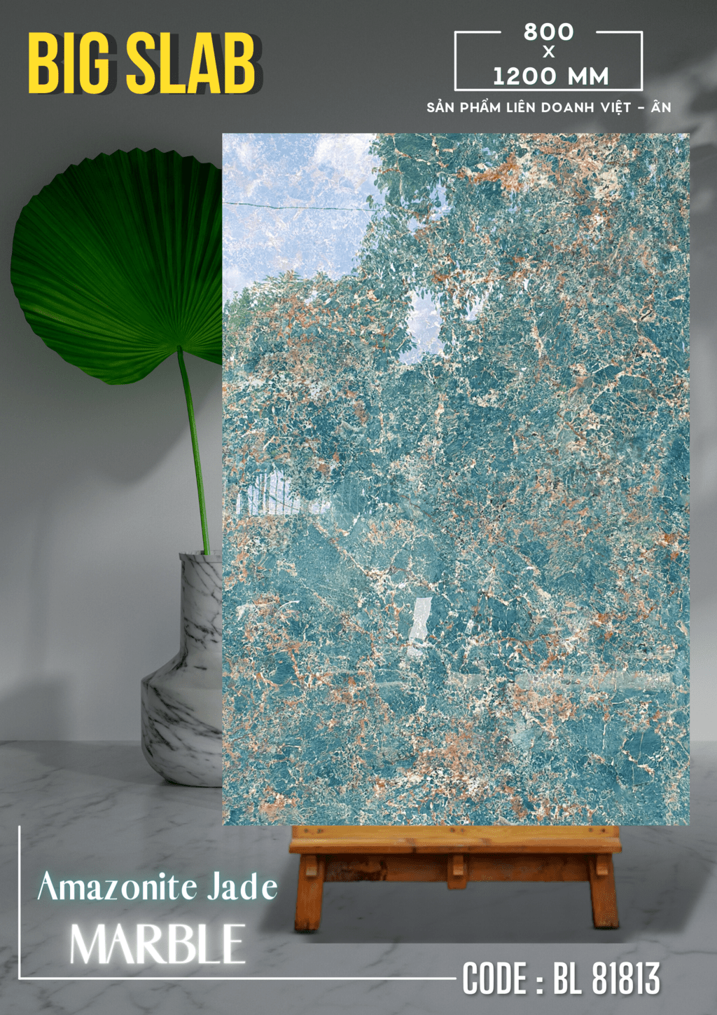 Gạch ốp lát Apodio BL 81813 Big Slab - Daisan Store