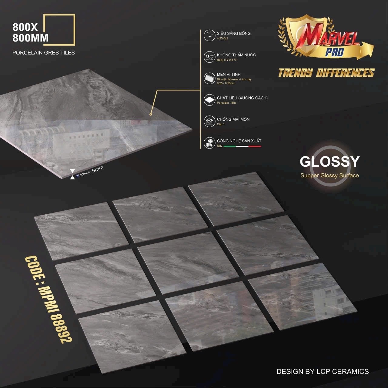 Gạch ốp lát Apodio MARVEL 88892 - Daisan Store