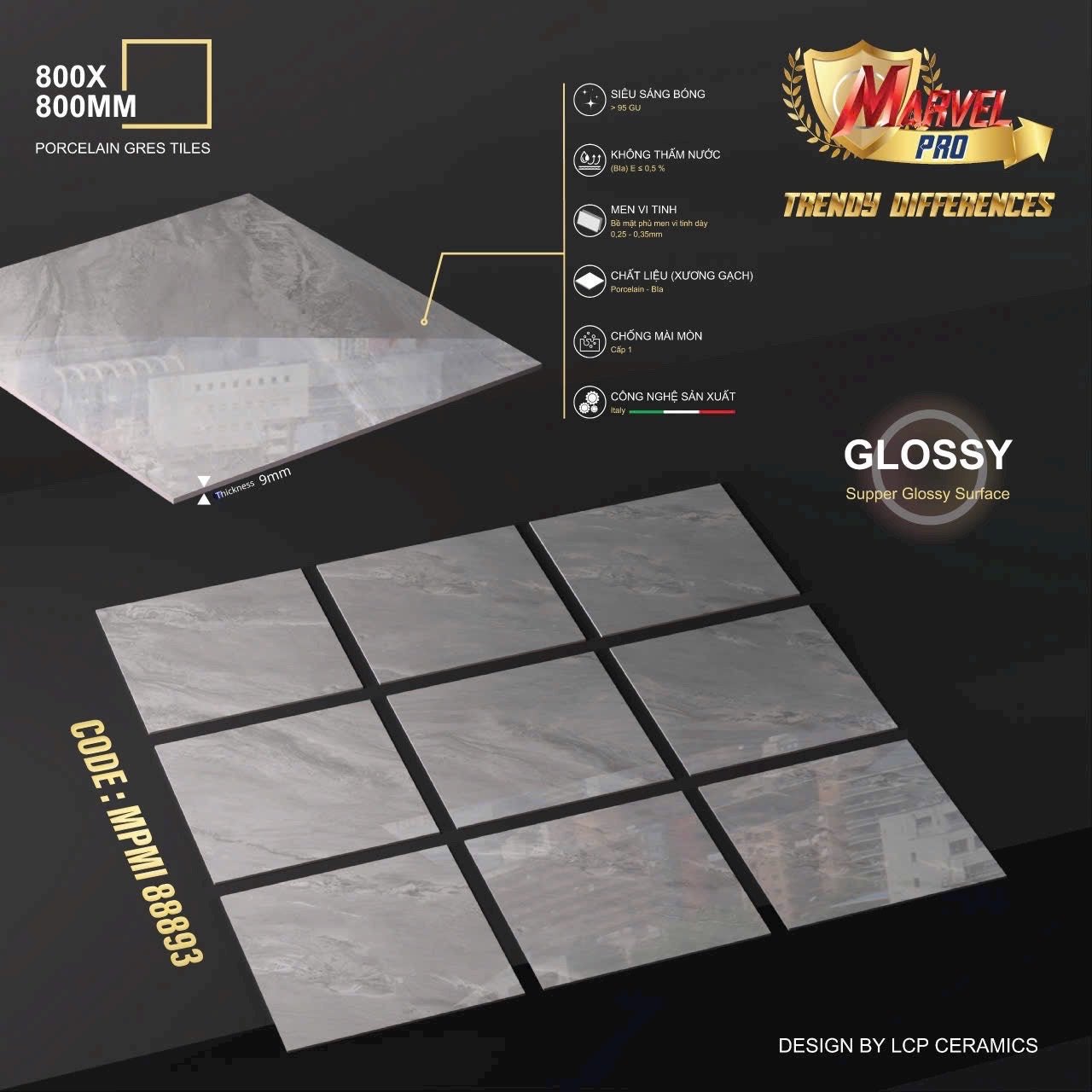 Gạch ốp lát Apodio MARVEL 88893 - Daisan Store