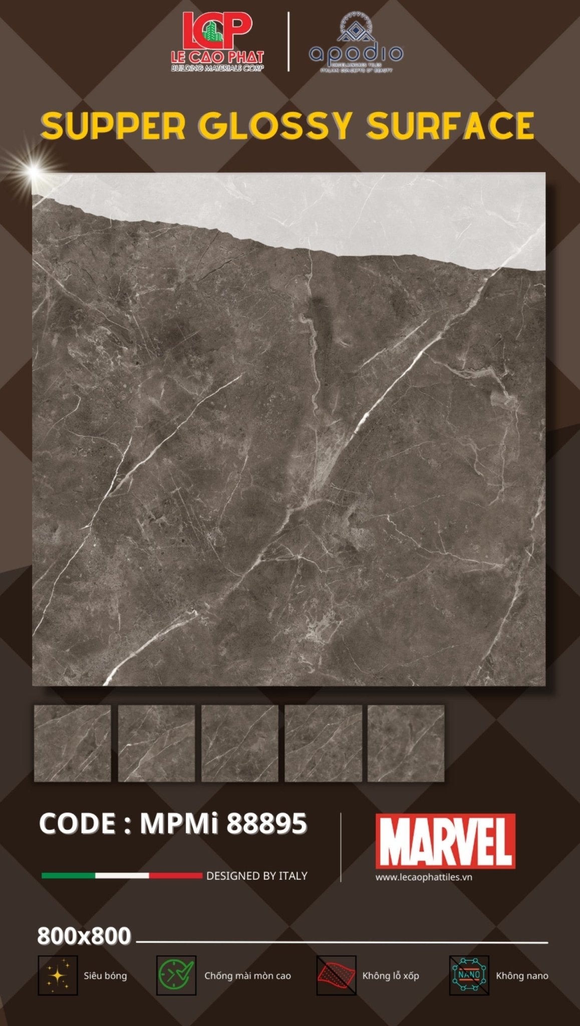 Gạch ốp lát Apodio MARVEL 88895 - Daisan Store