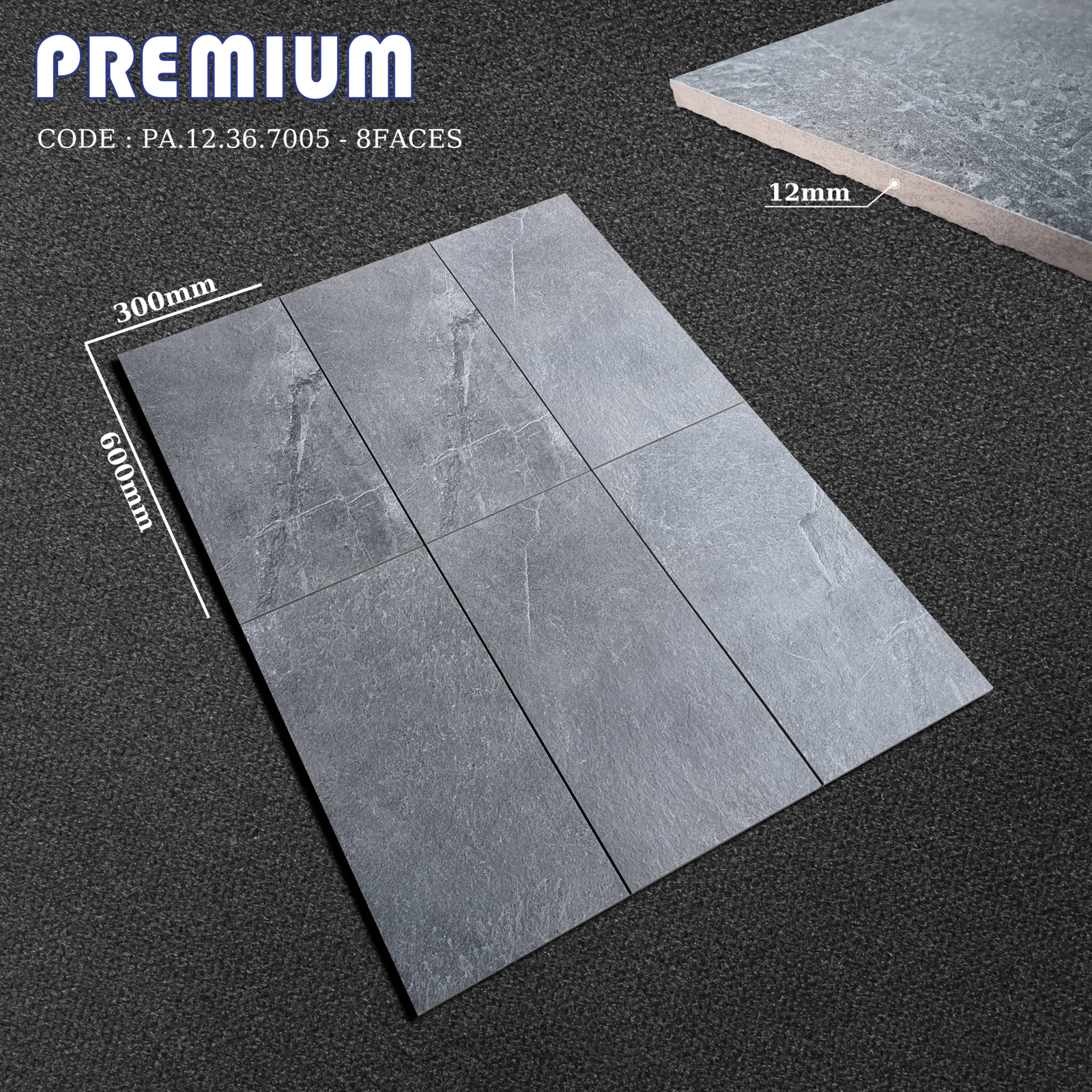 Gạch ốp lát Apodio PA12367005 (dày 12mm) - Daisan Store