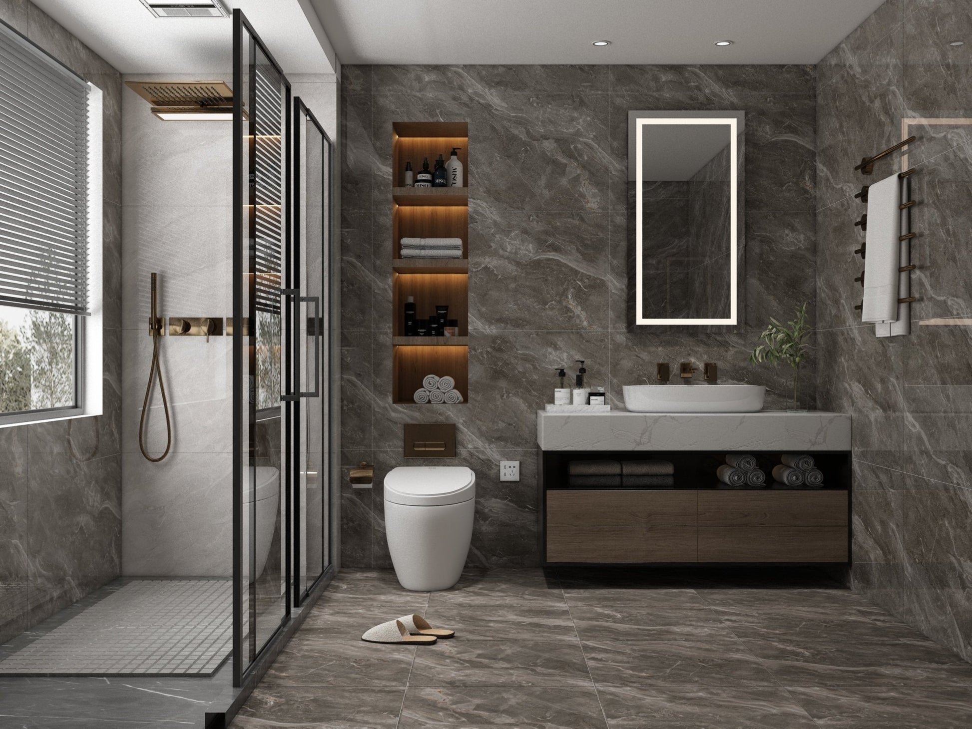 Gạch ốp lát Apodio US 6801 US 6901 US 31901D (598x1198x5.8mm) - Daisan Store