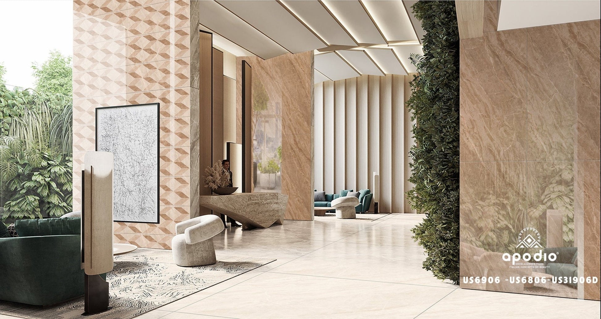 Gạch ốp lát Apodio US 6806 US 6906 US 31906D (598x1198x5.8mm) - Daisan Store