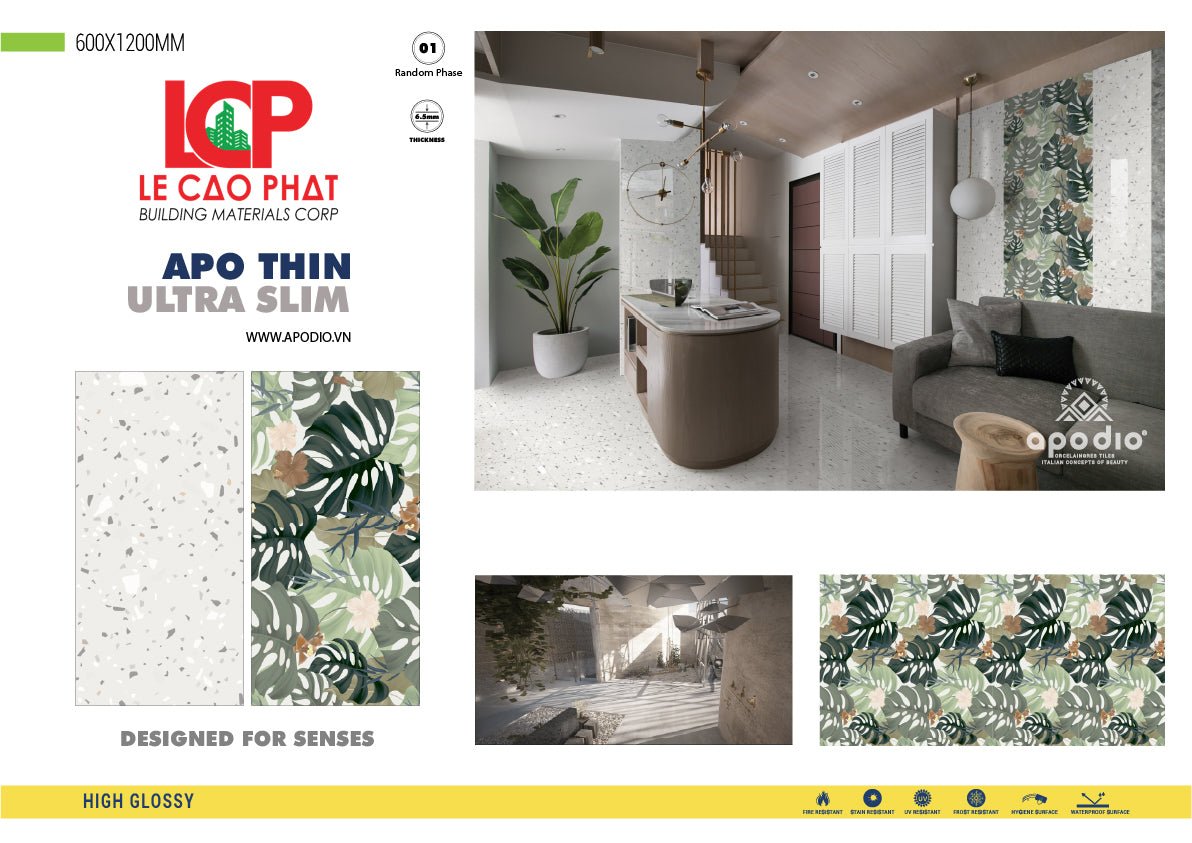 Gạch ốp lát Apodio US 6862 (598x1198x5.8mm) - Daisan Store