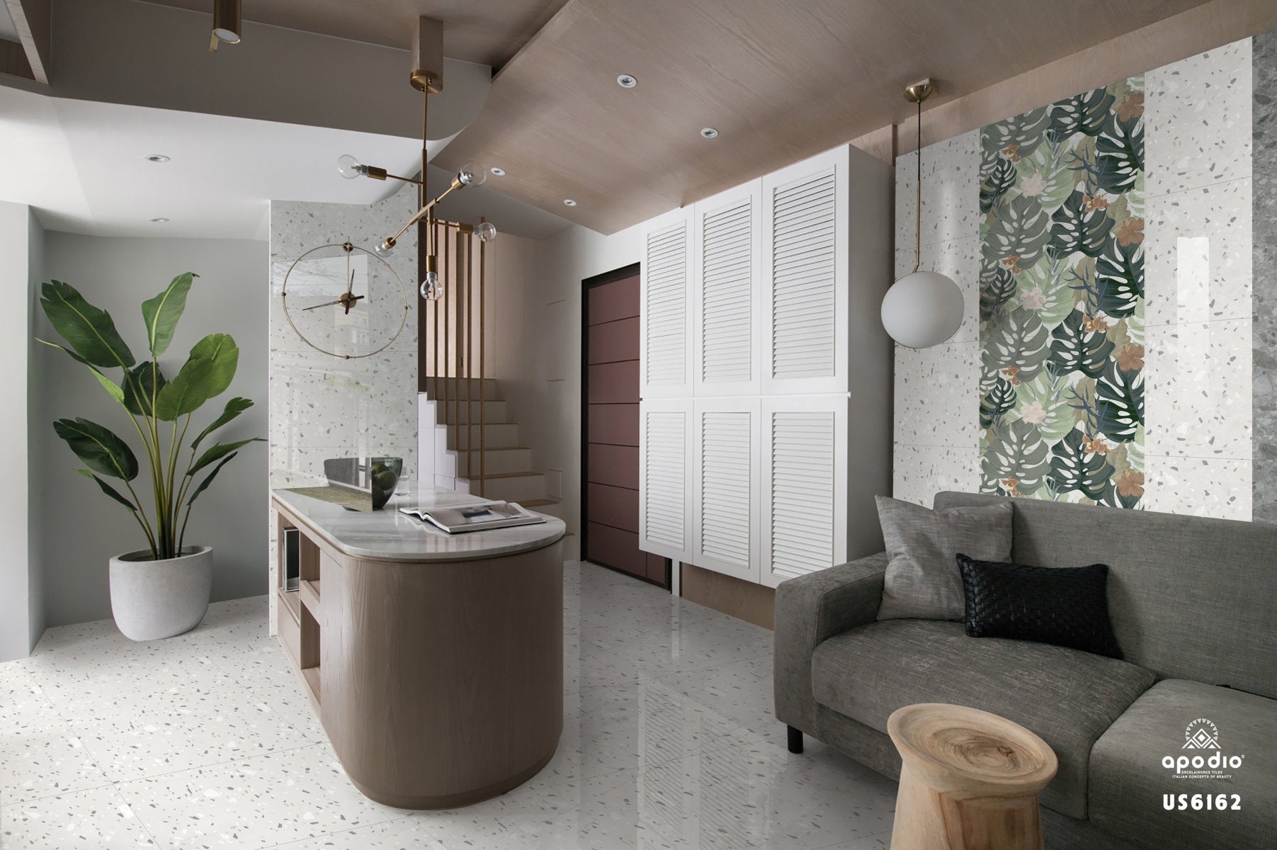 Gạch ốp lát Apodio US 6862 (598x1198x5.8mm) - Daisan Store