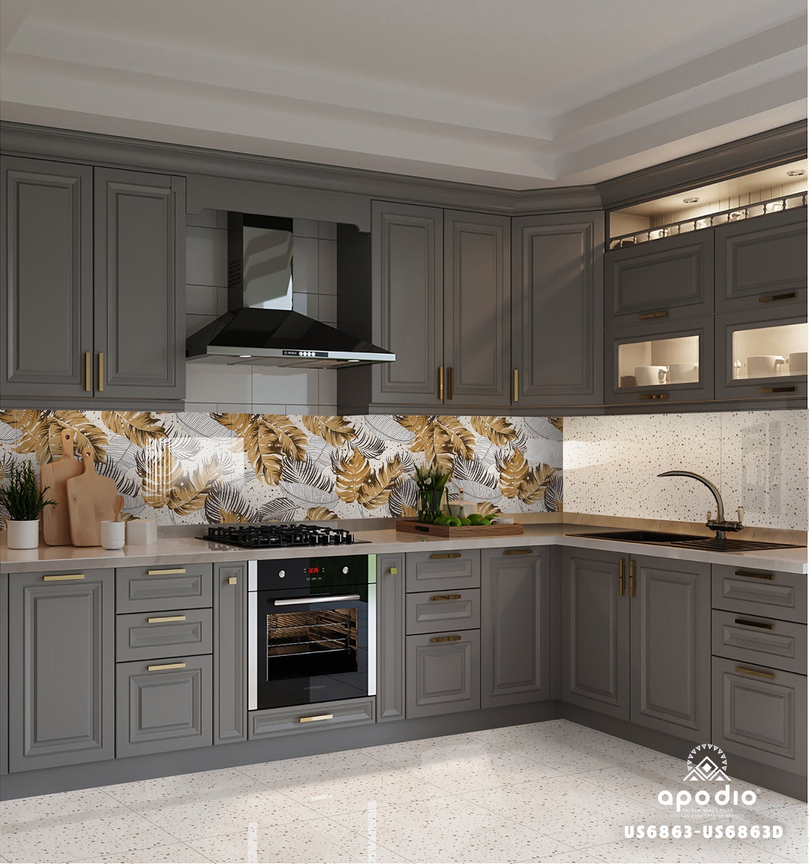 Gạch ốp lát Apodio US 6863 (598x1198x5.8mm) - Daisan Store