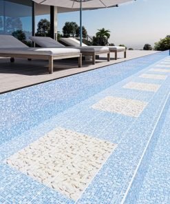 Gạch ốp lát bể bơi Đồng Tâm 20×20 màu nâu hình sò ốc 2020MARINA003 - Daisan Store