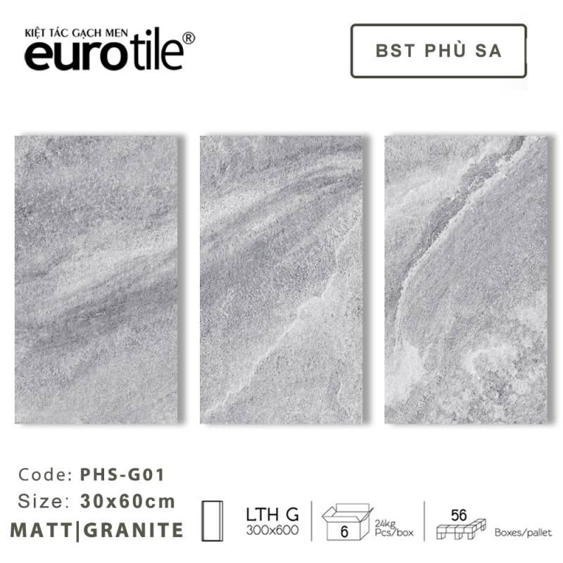 Gạch ốp lát Eurotile BST Phù Sa 300*600mm PHS - G01 - Daisan Store