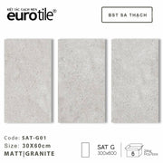 Gạch ốp lát Eurotile BST Sa Thạch 300*600mm SAT G01 - Daisan Store