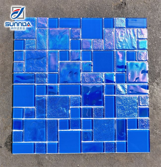 Gạch ốp lát trang trí hồ bơi, nhà bếp, nhà tắm bằng đá cẩm thạch, gốm, kính, kim loại, kích thước tùy chỉnh - Daisan Store