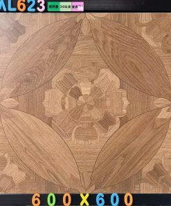Gạch Ốp Lát vân gỗ bông hoa Trung Quốc 60x60cm 622 - Daisan Store