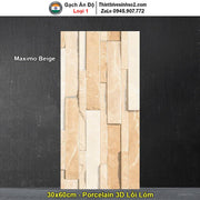 Gạch Ốp Trang Trí 30x60 Ấn Độ Maximo Beige - Daisan Store