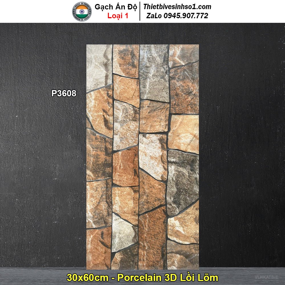 Gạch Ốp Trang Trí 30x60 Ấn Độ P3608 - Daisan Store