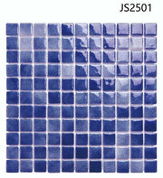 Gạch ốp tường bể bơi nhiều màu sắc hình vuông hiện đại sang trọng dày 4mm màu xanh vàng dùng để trang trí tường ốp tường nhà biệt thự - Daisan Store