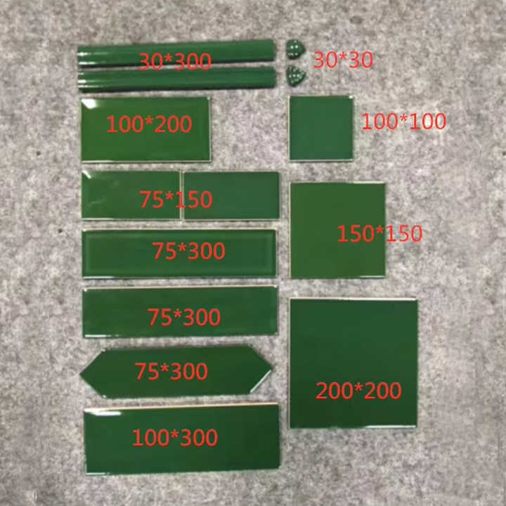 Gach Op Tuong Ceramic Bong Bo Canh 75x150 Mau Xanh Dam - Daisan Store