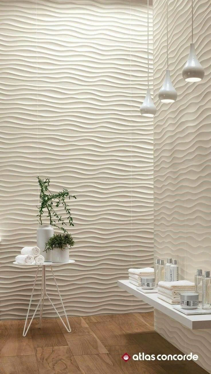 Gạch ốp tường Ceramic vân sóng trắng mờ KT 300x600mm mã STA6306 - R (1h/1.44m/8v) - Daisan Store