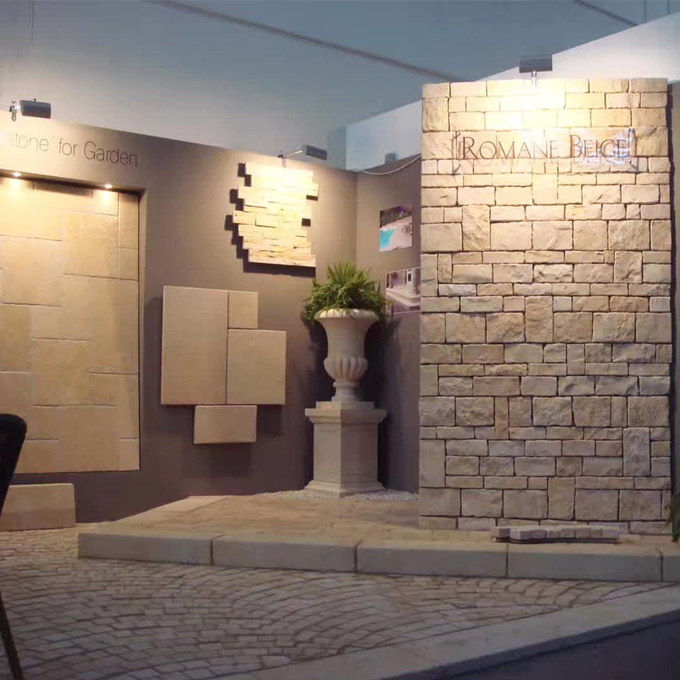 Gạch ốp tường đá vôi 3D giả cổ ngoài trời Việt Nam - Daisan Store