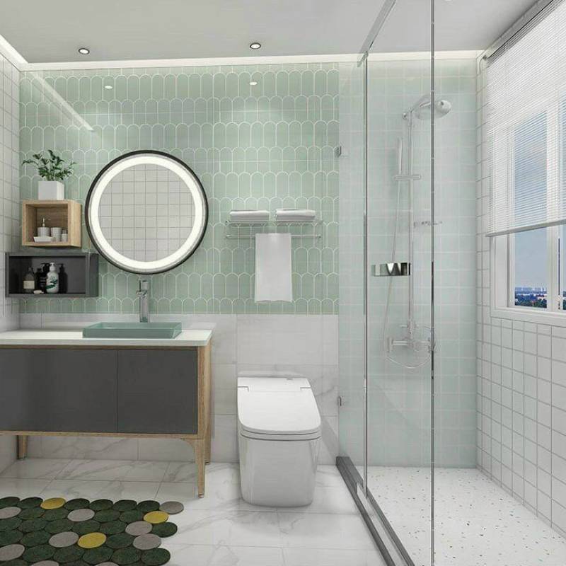 Gạch ốp tường giả lông vũ KT 300x600mm DS3060 - 7 - Daisan Store