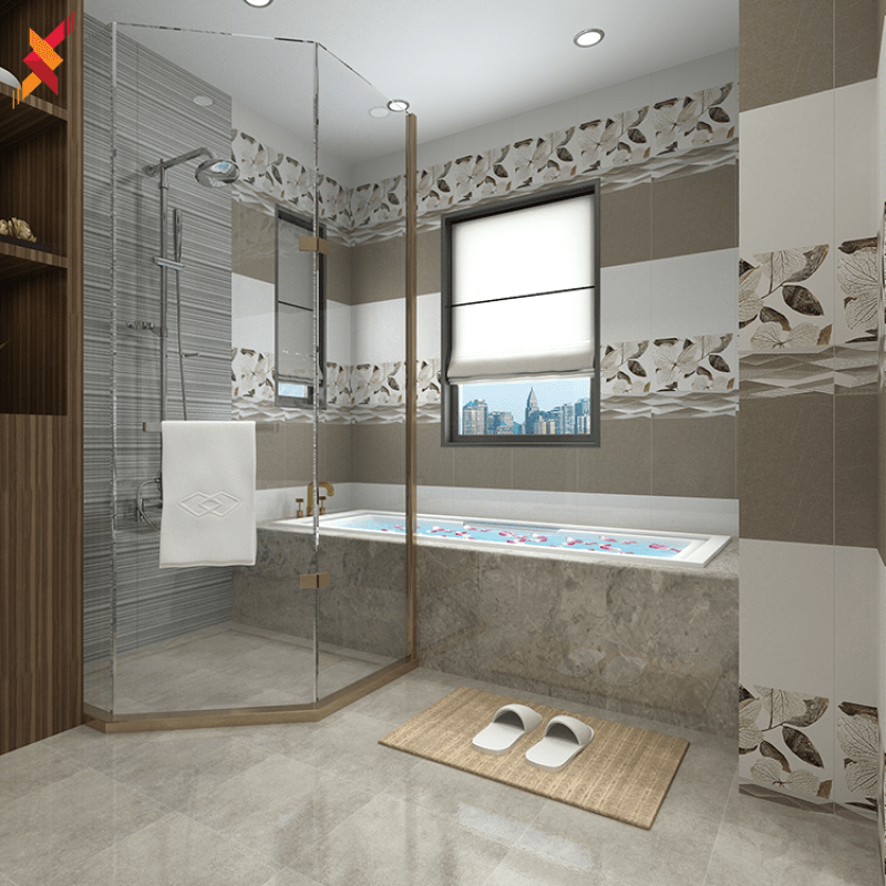 Gạch ốp tường men bóng khổ lớn 300*900 màu sắc hỗn hợp 0006 - Daisan Store