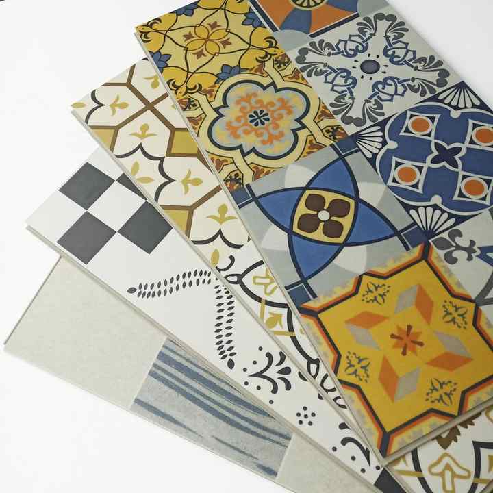 Gạch ốp tường phòng tắm 3D in kỹ thuật số chống trượt, sàn nhựa vinyl in kỹ thuật số - Daisan Store