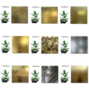 Gạch Ốp Tường Phòng Tắm Sứ Vàng Lấp Lánh Thiết Kế 3D - Daisan Store