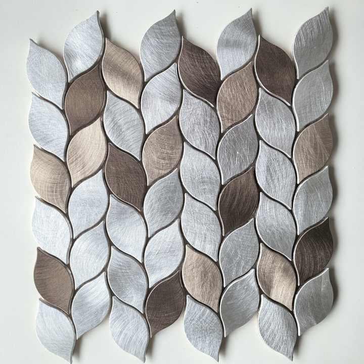 Gạch ốp tường phun nhôm họa tiết hiện đại tùy chỉnh cho phòng tắm nhà bếp nội thất tường GRP3511 - Daisan Store