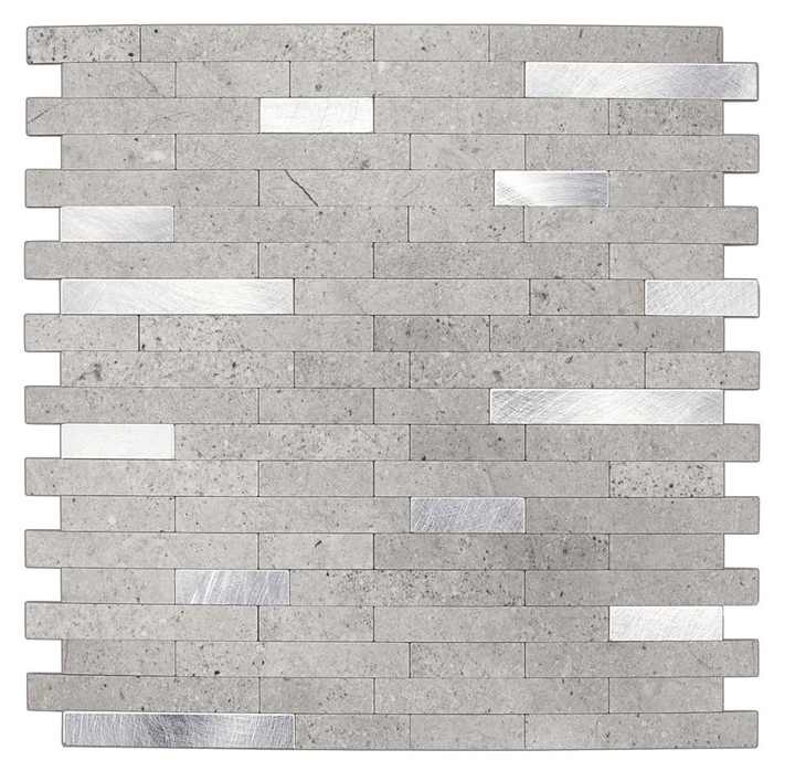 Gạch ốp tường PVC Composite dán ngay lập tức bóc ra và dán lại Gạch cao cấp kim loại màu đá phiến - Daisan Store