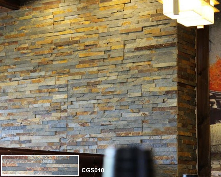 Gạch ốp tường xếp lớp, đá ốp văn hoá - Daisan Store