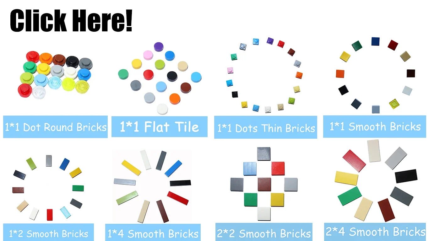 Gạch Phẳng 1x4 Lắp Ráp Sáng Tạo 200 Chiếc Cho Bé - Daisan Store